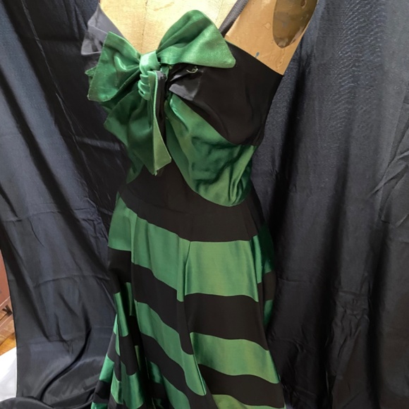Vintage green&black - evening junior miss registered original design F.O.G.A. - Picture 15 of 16